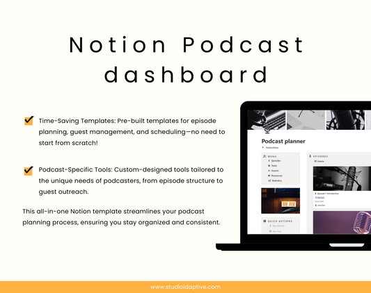 Notion Podcast planner