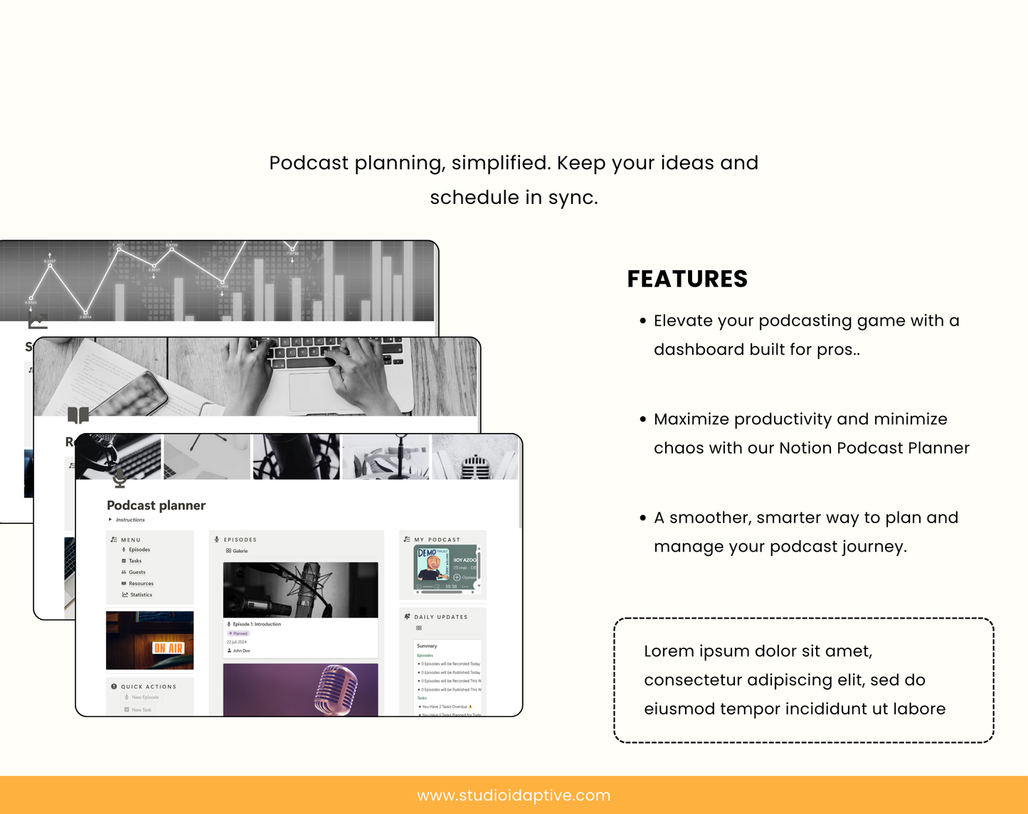 Notion Podcast planner